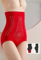 High Waist Gather Small Belly Strong Waist Girdle Shaping Panties Female - Mubimart -  