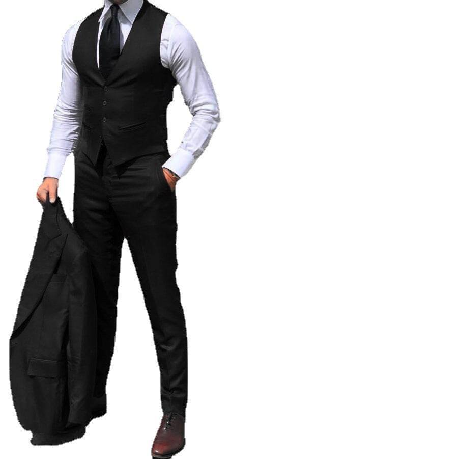Slim-fit Foreign Trade Suit Men - Mubimart