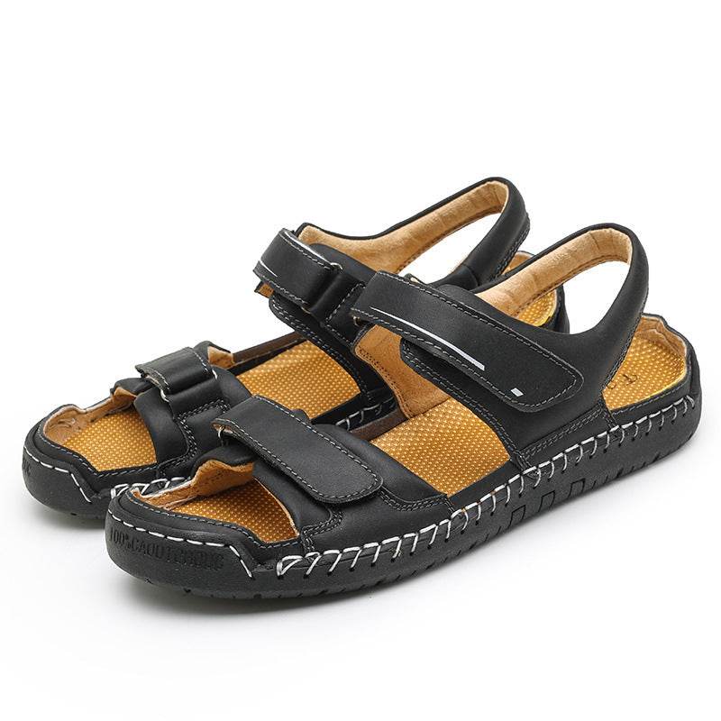 Men's Sandals Casual Trend Leather Sandals Men's Wholesale - Mubimart