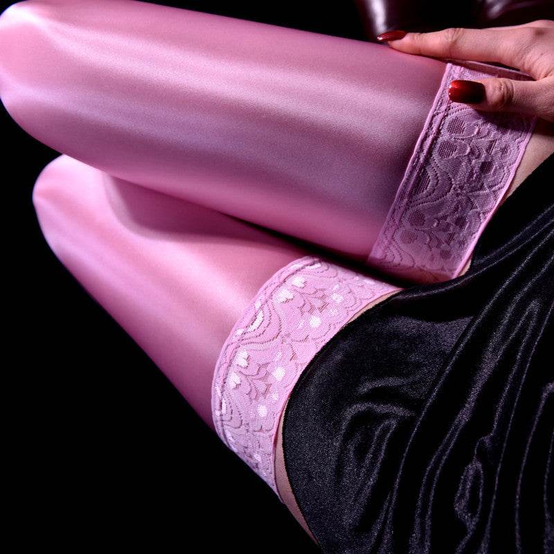 Stockings Over The Knee Leg Thigh High Socks Sexy White Stockings Hold-ups - Mubimart
