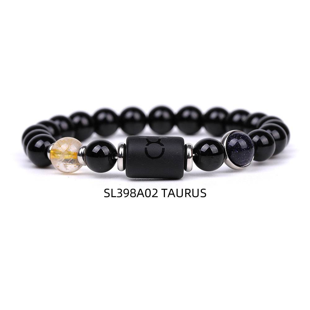 Fashion Twelve Constellations Bracelets Men - Mubimart