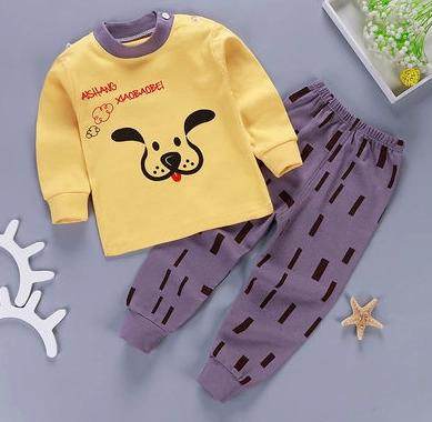 2 Baby Girl Pure Cotton 8 Underwear Set 3 Months Baby Boy 4 Autumn Clothes - Mubimart