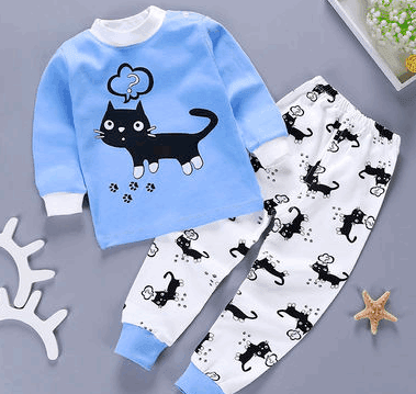2 Baby Girl Pure Cotton 8 Underwear Set 3 Months Baby Boy 4 Autumn Clothes - Mubimart