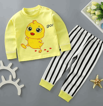 2 Baby Girl Pure Cotton 8 Underwear Set 3 Months Baby Boy 4 Autumn Clothes - Mubimart