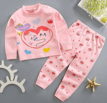 2 Baby Girl Pure Cotton 8 Underwear Set 3 Months Baby Boy 4 Autumn Clothes - Mubimart