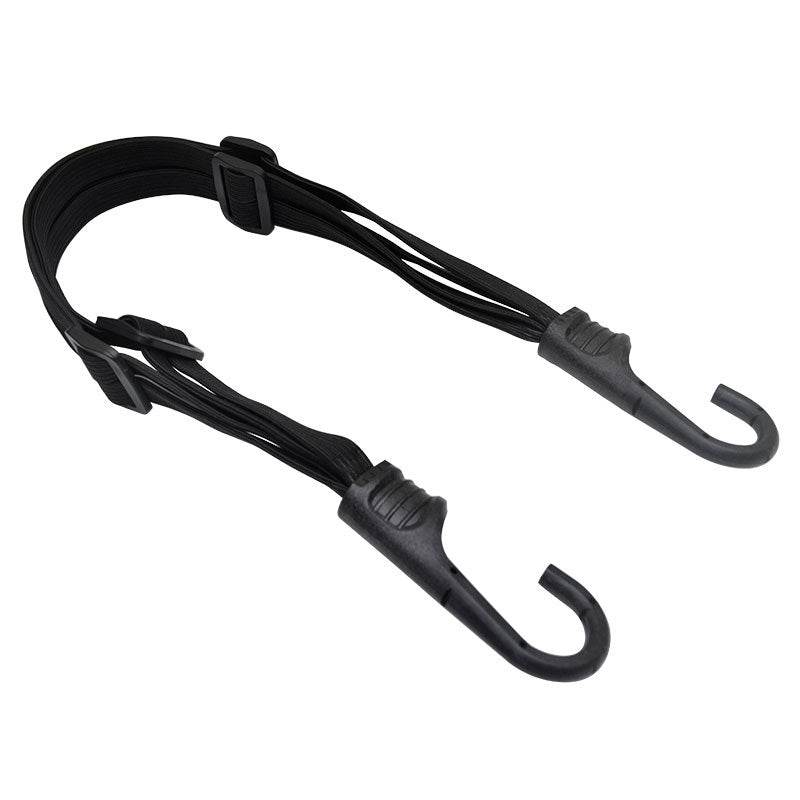 2 Hooks Motorcycles Moto Strength Retractable Helmet Luggage Elastic Rope Strap - Mubimart