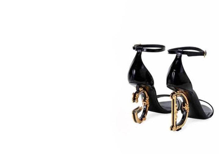 Gold high heels - Mubimart