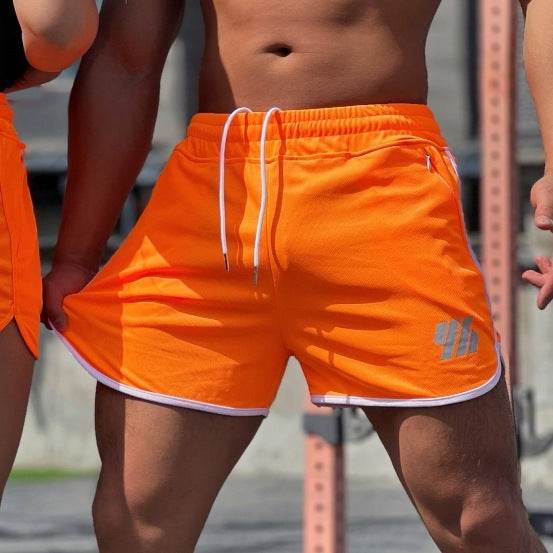 Summer Slim Fit Breathable Workout Shorts - Mubimart