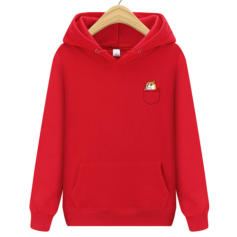 Hooded pullover sweater