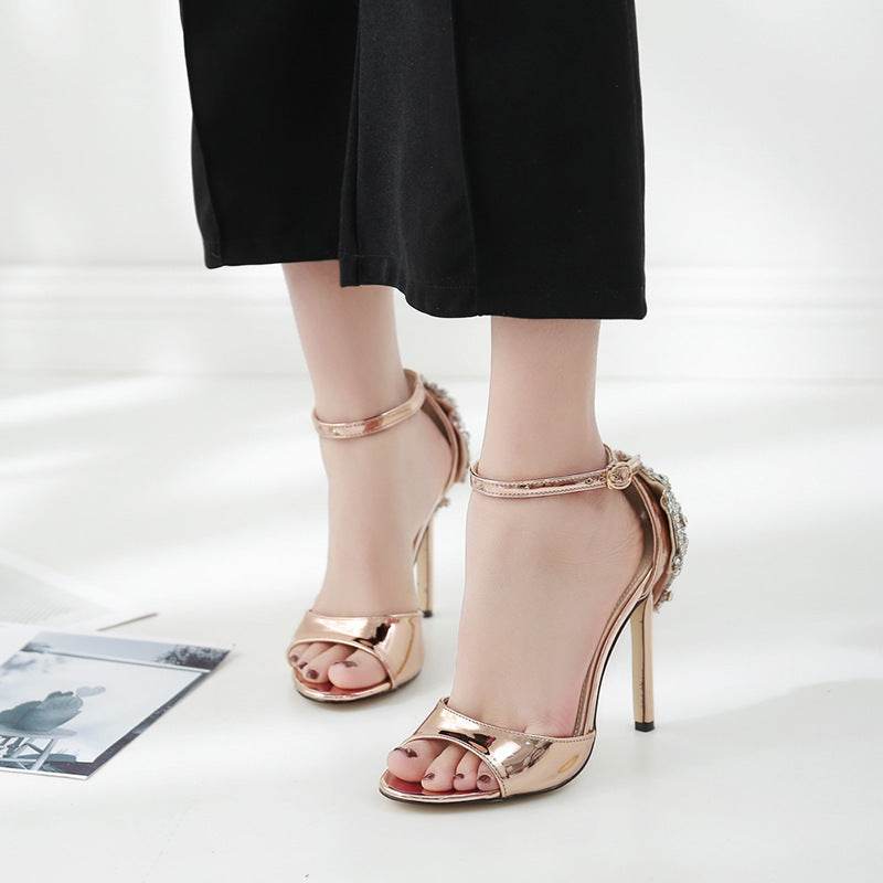 Rhinestone Stilettos - Mubimart