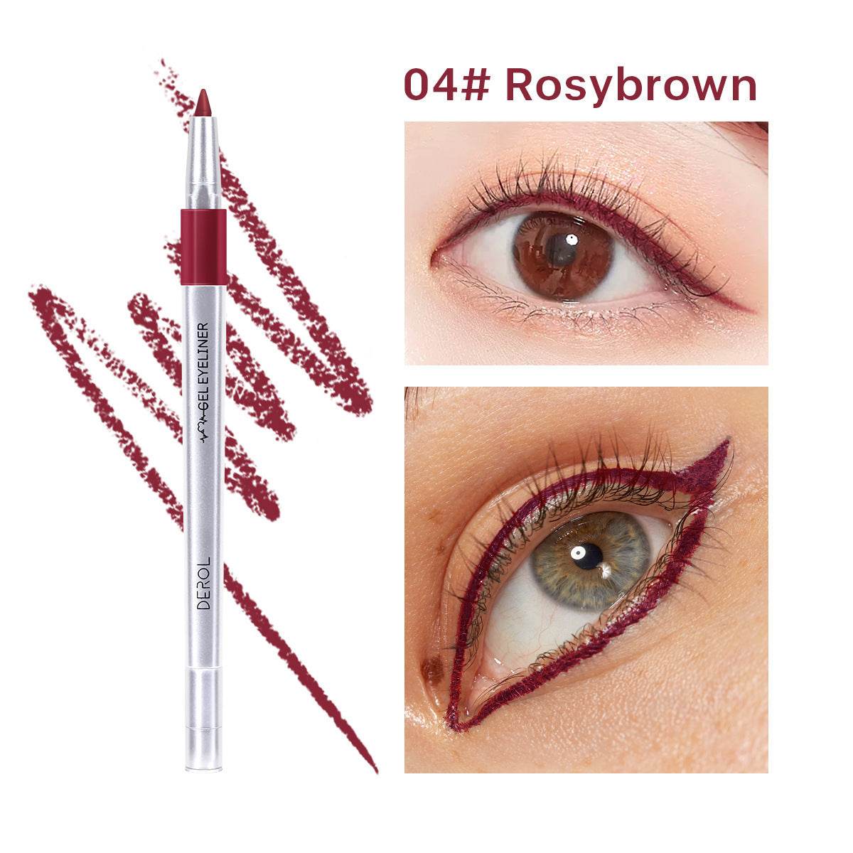 DEROL Waterproof Color Eyeliner Makeup Eyeliner - Mubimart