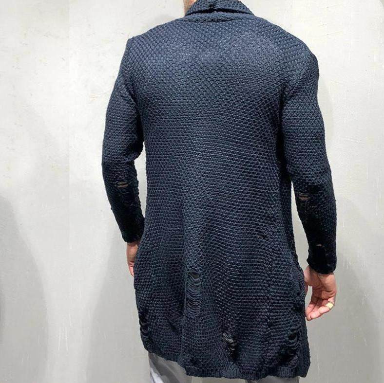 Men's knitted cardigan - Mubimart