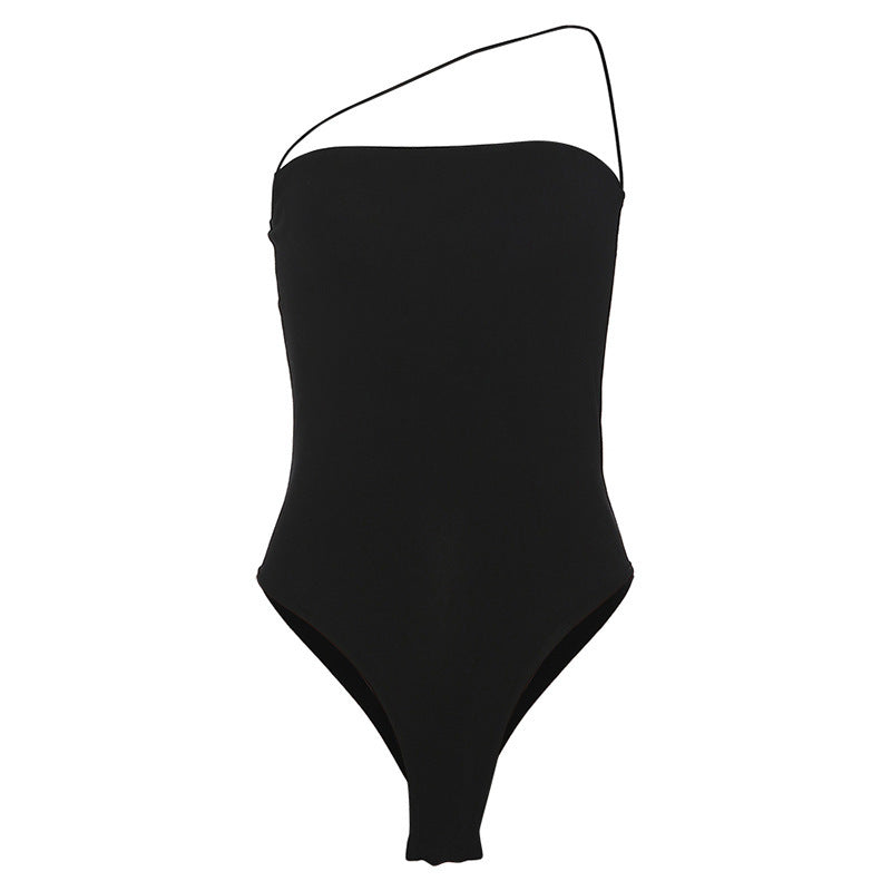 Sling-strap bodysuit - Mubimart -  