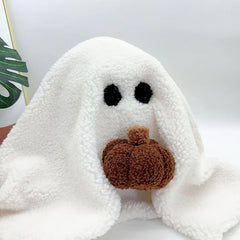 2023 Gus The Ghost With Pumpkin Pillow, Ghost Pillow With Pumpkin Plush For Halloween Decor, Ghost Shaped Pillow Halloween Christmas Thanksgiving Gift For Kids Boys Girls - Mubimart -  