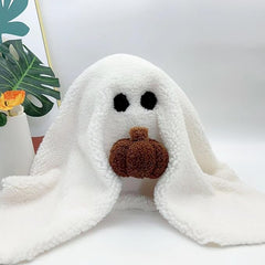 2023 Gus The Ghost With Pumpkin Pillow, Ghost Pillow With Pumpkin Plush For Halloween Decor, Ghost Shaped Pillow Halloween Christmas Thanksgiving Gift For Kids Boys Girls - Mubimart -  