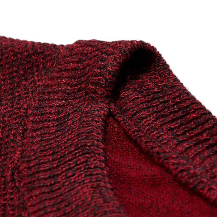 Round neck casual pullover sweater sweater - Mubimart
