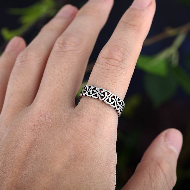 European And American Retro Viking Titanium Steel Ring For Men And Women - Mubimart