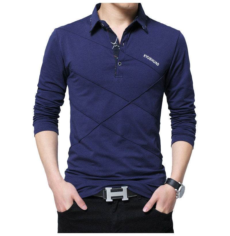 Korean style POLO shirt - Mubimart