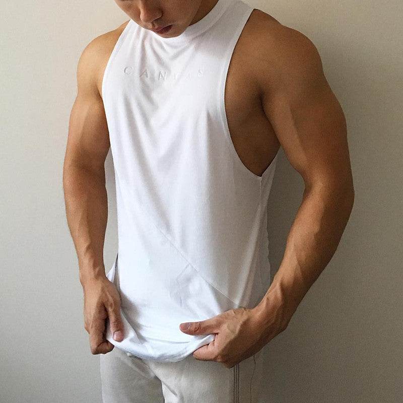 Loose sleeveless quick-drying undershirt - Mubimart