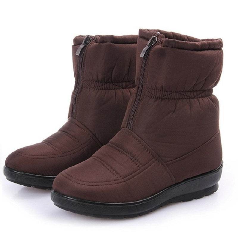 Winter boots ladies shoes thick women snow boots - Mubimart