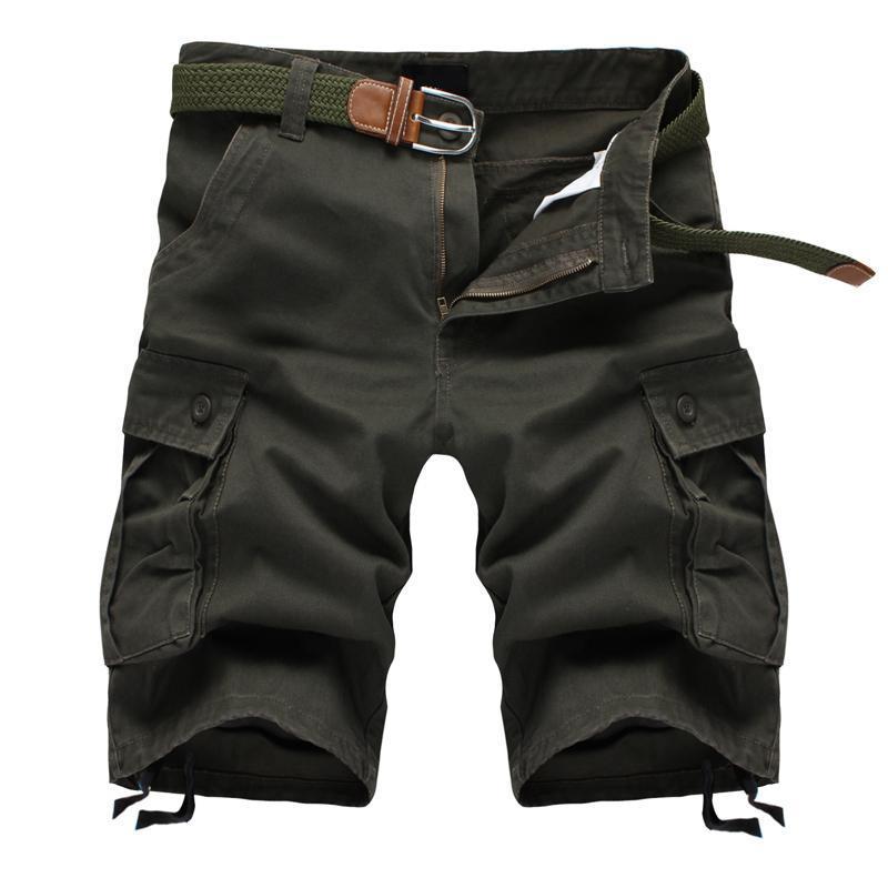 Multi-pocket cargo shorts