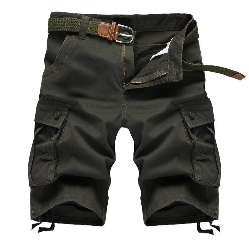 Multi-pocket cargo shorts - Mubimart