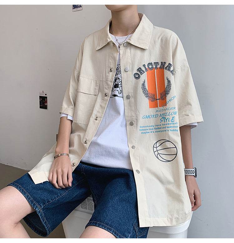 Japanese tooling shirt jacket - Mubimart