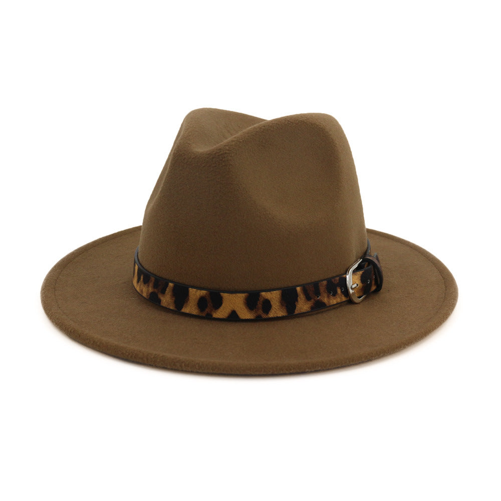 Fedora hoed luipaard print hoed