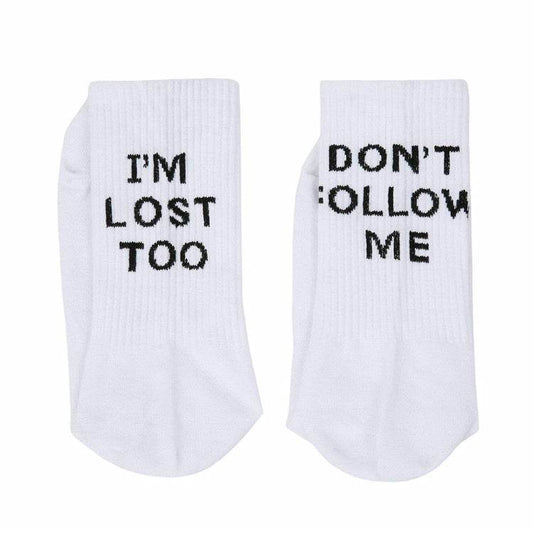 English alphabet socks ins tide socks - Mubimart
