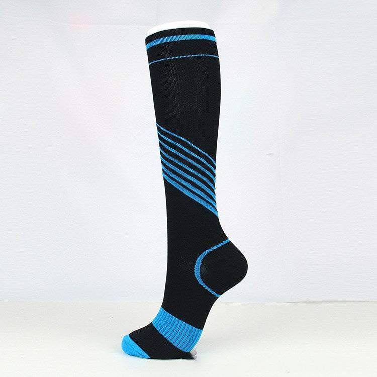 Long tube twill compression socks - Mubimart -  