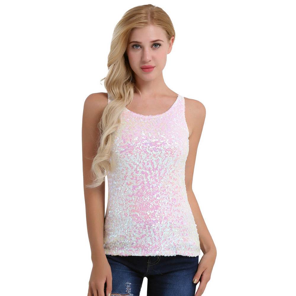 Sequined camisole - Mubimart