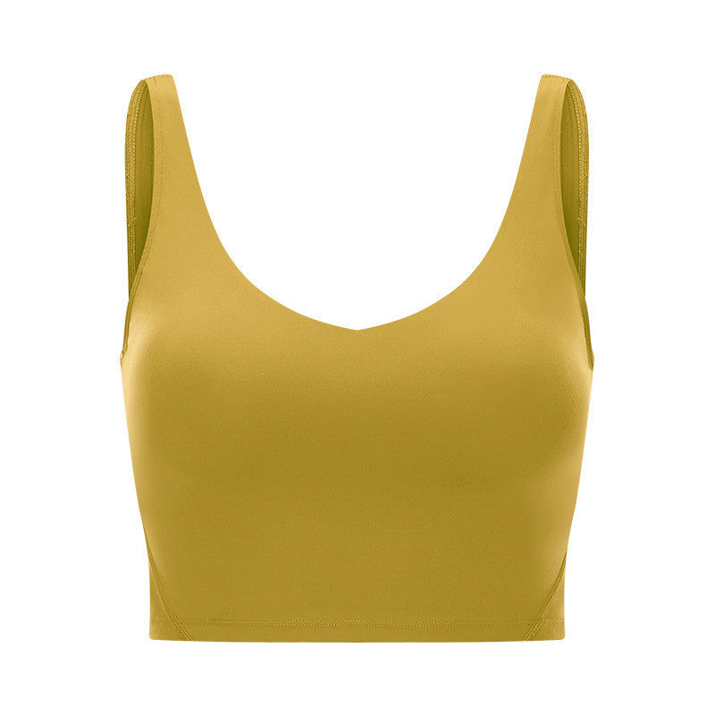 Vest-style sports bra - Mubimart -  