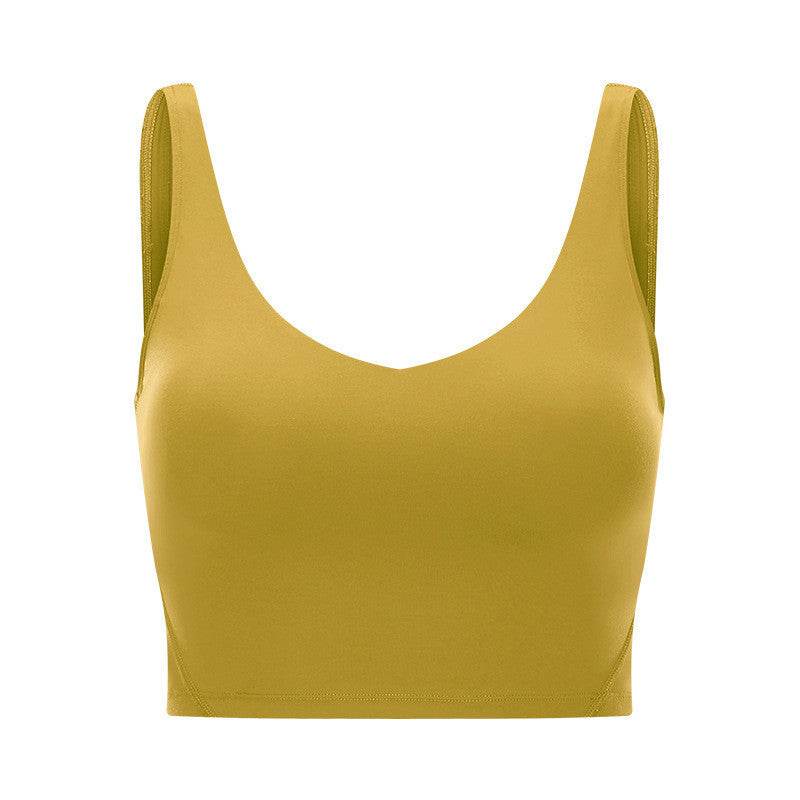 Vest-style sports bra - Mubimart