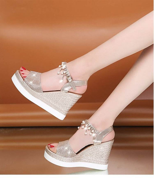 Wedge Roman Sandals Platform Sandals - Mubimart