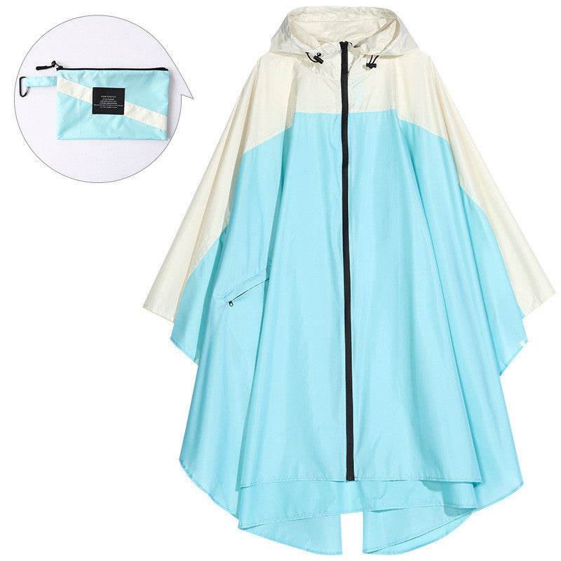 Cape stitched raincoat - Mubimart