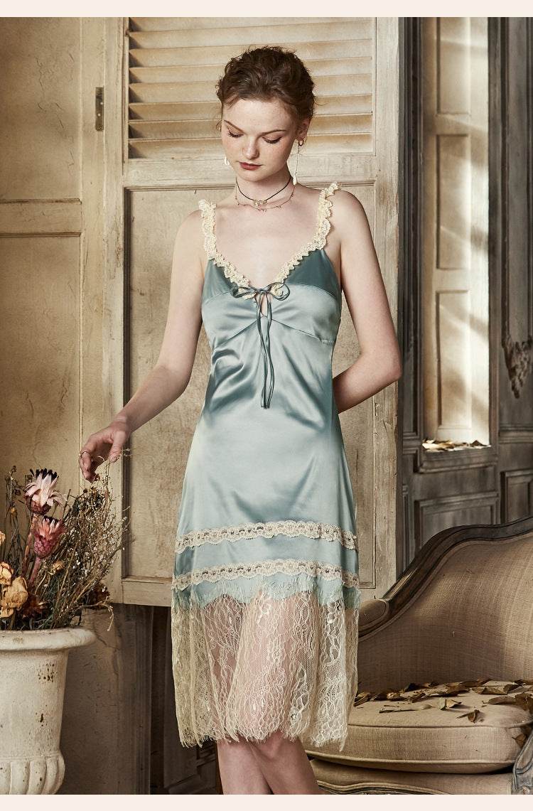 Bud silk nightgown - Mubimart