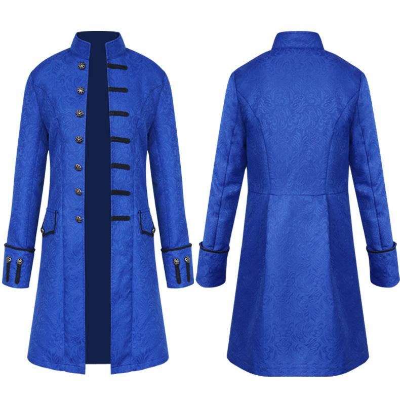 Men's Medieval Coat Jacket Trench Coat - Mubimart