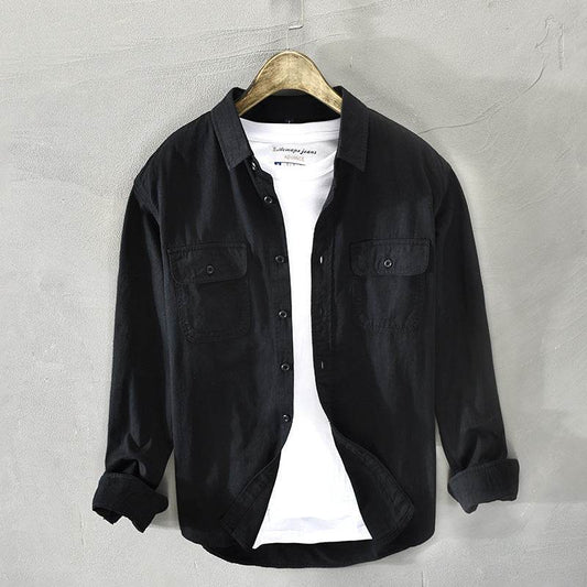Fashion Young Men's Shirt Jacket - Mubimart