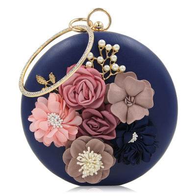Gorgeous Round Clutches - RED - Mubimart