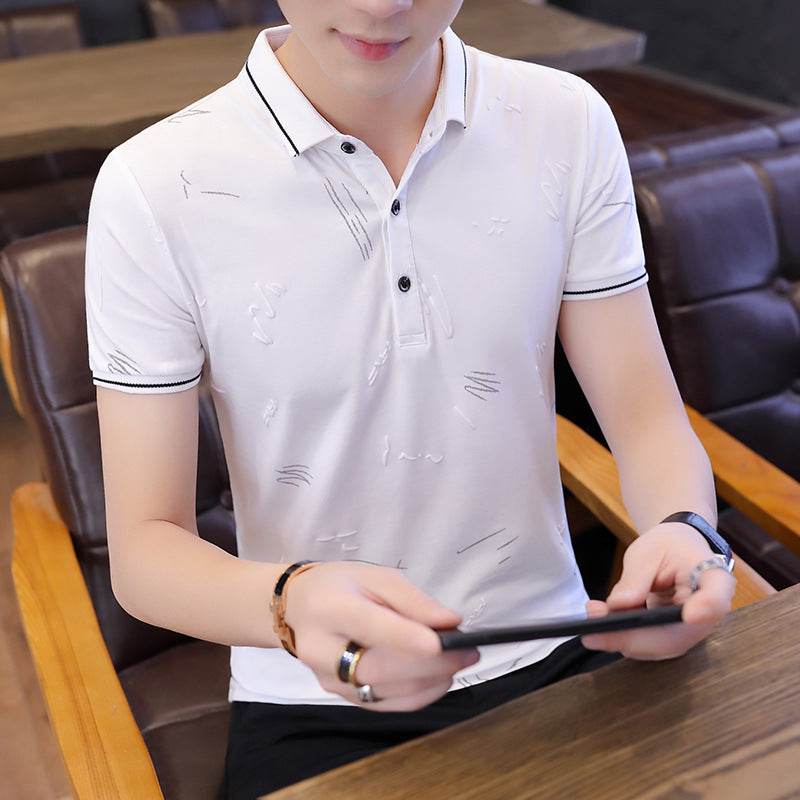 Men's thin polo shirt - Mubimart