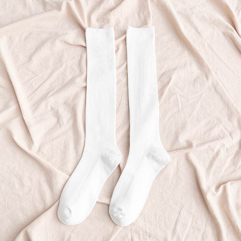 South Korea Japanese jk middle tube knee-length street half-high tube ins trendy socks - Mubimart