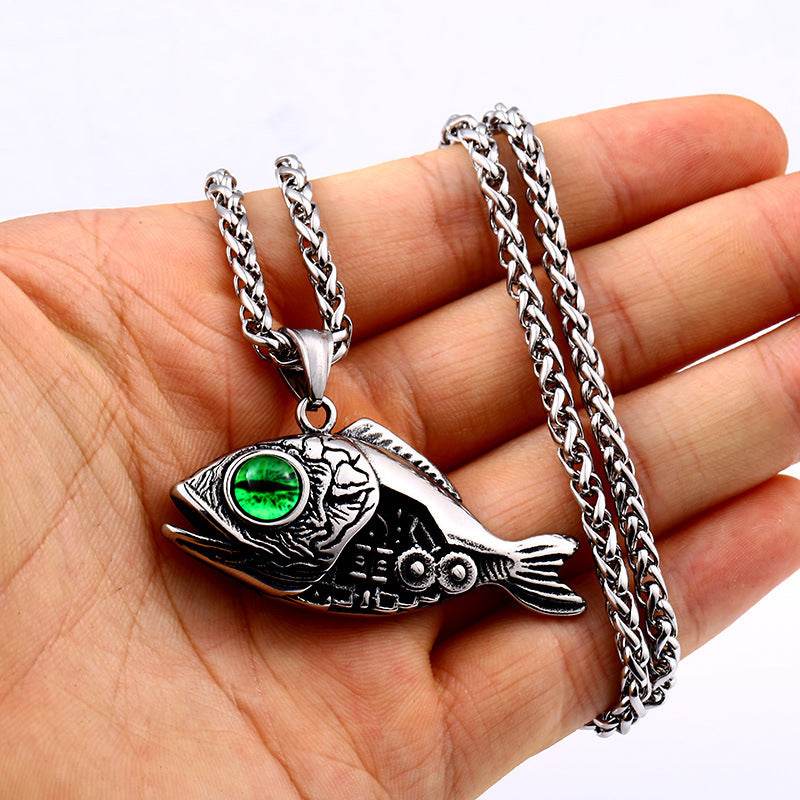 Titanium Steel Necklace Simple Men And Women Cross Necklace - Mubimart