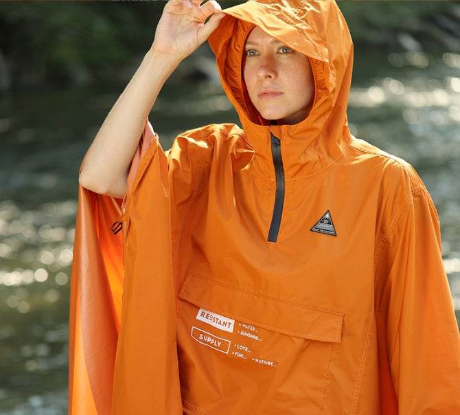 Electric bicycle raincoat - Mubimart