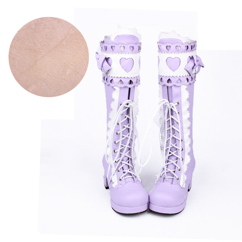 Tall Lolita Princess Boots