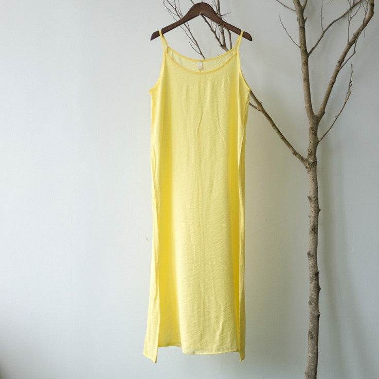 Women's Bottoming Camisole Loose Dress - Mubimart