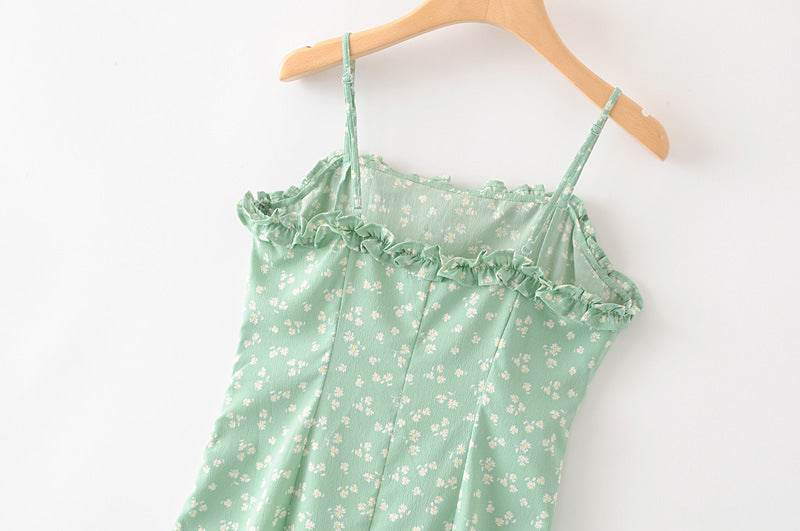 Floral camisole dress - Mubimart
