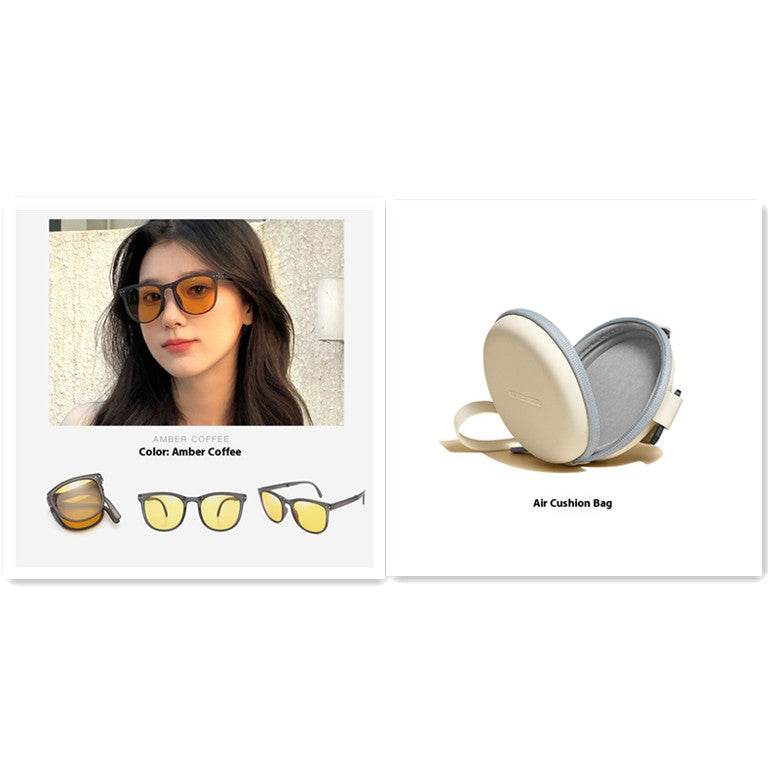New Folding Sunglasses Polarized Sunglasses For Women - Mubimart