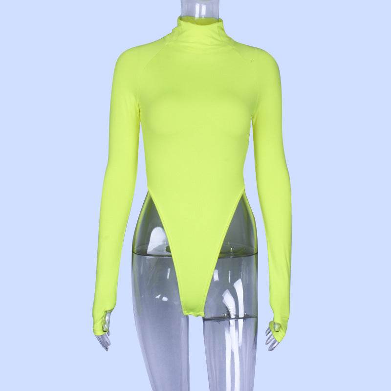Long sleeve bodysuit - Mubimart