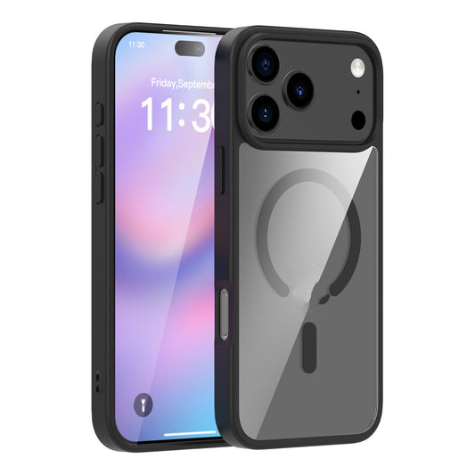 Translucent Frosted Silicone Magnetic iPhone 17 Case – Shockproof & Slim Protective Cover | Mubimart
