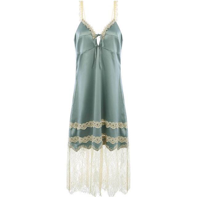 Bud silk nightgown - Mubimart